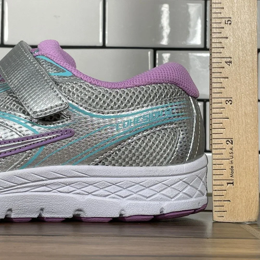 Saucony Cohesion 12 A/C Youth Girls Size 6.5 Shoes Multicolor Active Sneaker NEW